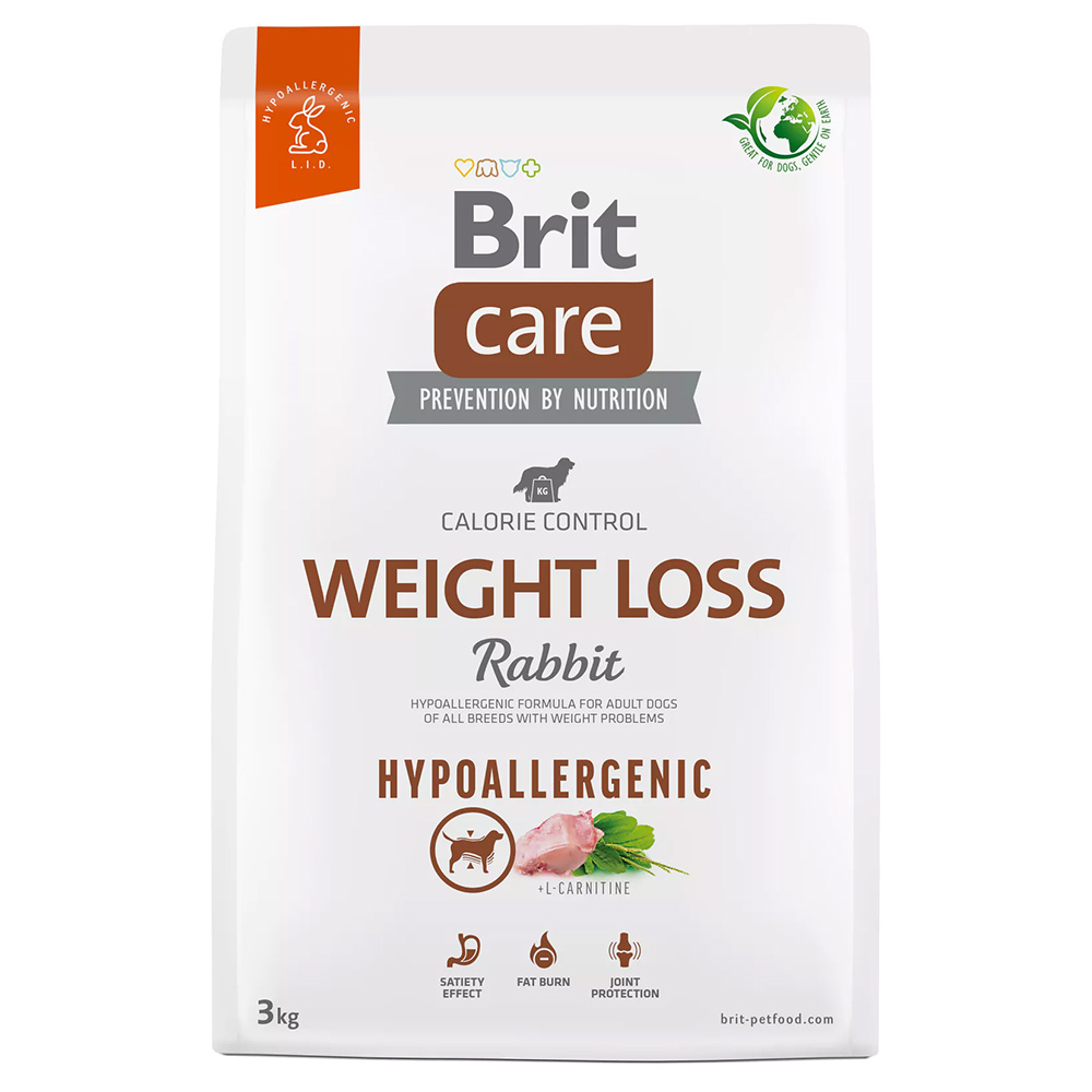 Brit Care Hypoallergenic Weight Loss s králíkem - výhodné balení: 2 x 3 kg