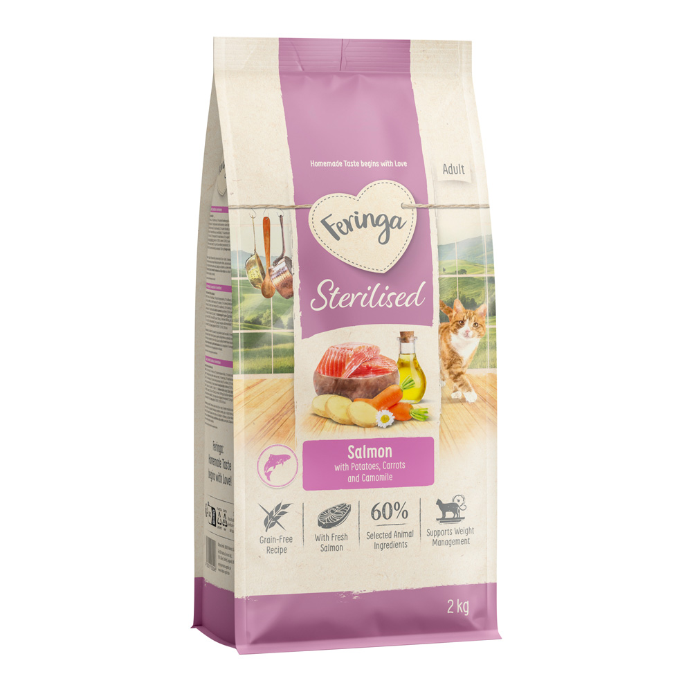 Feringa Adult Sterilised s lososem - NOVINKA Výhodné balení 10 kg (5 x 2 kg)