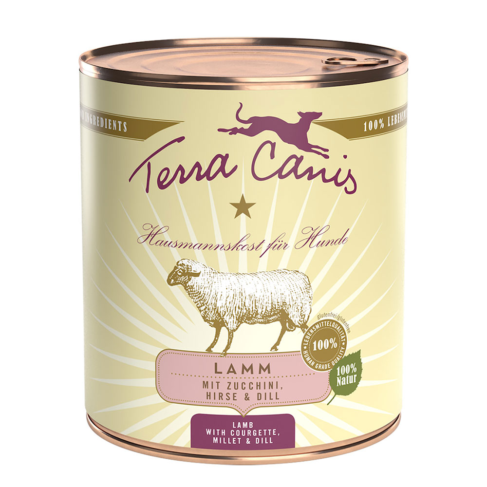 Terra Canis 6 x 800 g - Jehněčí s cuketou