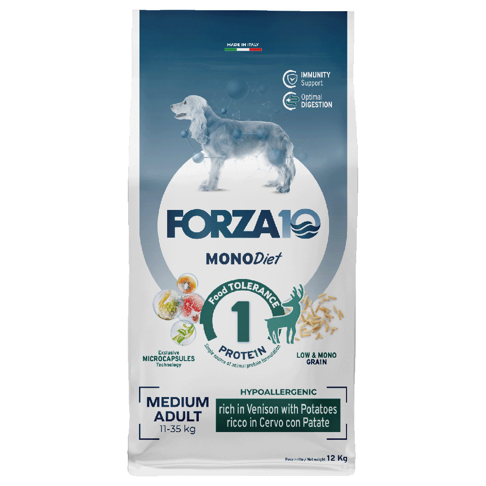 Forza 10 Medium Diet se zvěřinou a bramborami - Výhodné balení: 2 × 12 kg