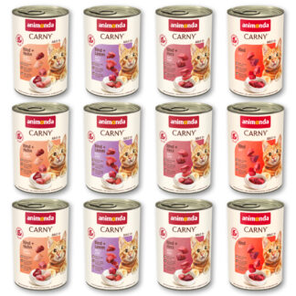 animonda Carny Adult 12 x 400 g - míchané balení I : kreace s hovězím