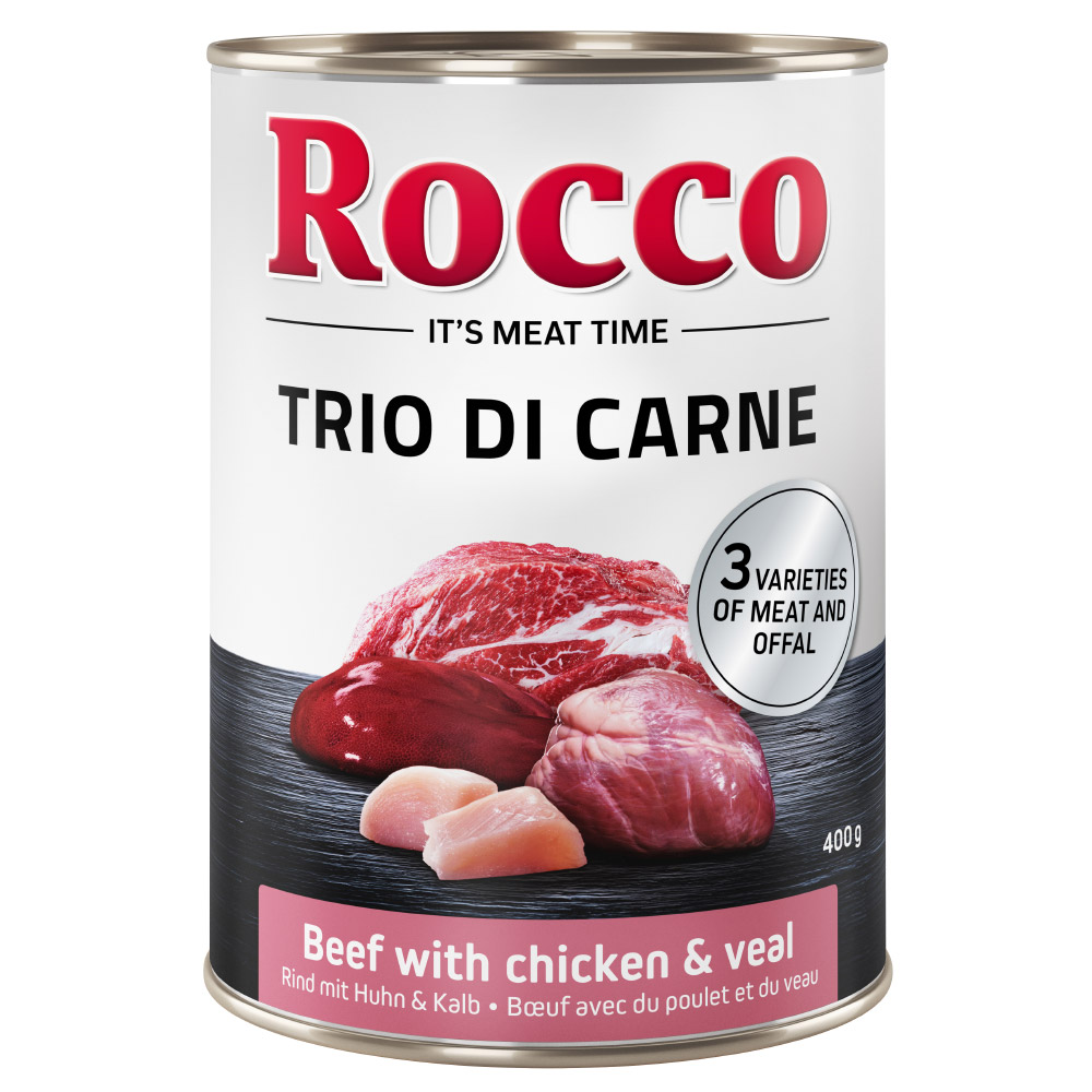 Rocco Classic Trio di Carne - 24 x 400 g - hovězí