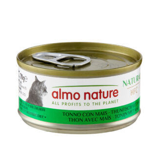 Almo Nature konzervy 24 x 70 g - tuňák a kukuřice