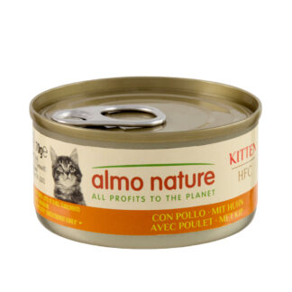 Almo Nature HFC Natural 24 x 70 g výhodné balení - Kitten s kuřecím