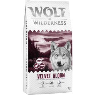 Wolf of Wilderness "Velvet Gloom" krůtí a pstruh - bez obilovin - 12 kg: nová receptura