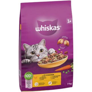 Whiskas 1+ kuřecí - 7 kg