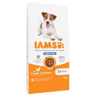 IAMS Advanced Nutrition Weight Control s kuřecím - Výhodné balení: 2 x 12 kg