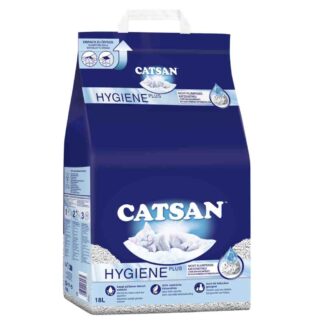 Catsan Hygiene Plus stelivo pro kočky - výhodné balení 2 x 18 l