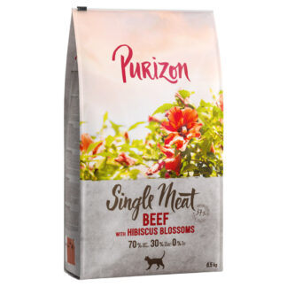 Purizon Single Meat hovězí s květy ibišku - 2 x 6