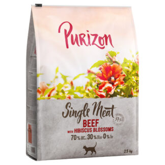 Purizon Single Meat hovězí s květy ibišku - 2