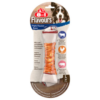 8in1 Triple Flavour žvýkací kost L - 6 x 85 g