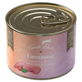 Terra Felis Complete 12 x 200 g - kuře a krůta