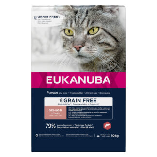 Eukanuba Senior Grain Free bohaté na lososa - 3 x 2 kg