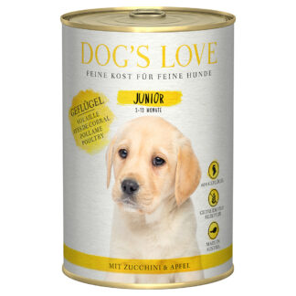 Dog's Love Junior s drůbežím -12 x 400 g