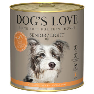 Dog's Love Senior/Light s krůtím - 12 x 800 g