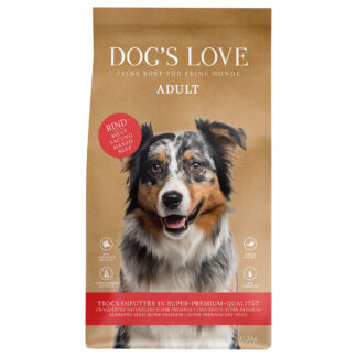 Dog´s Love Adult s hovězím - výhodné balení: 2 x 2 kg
