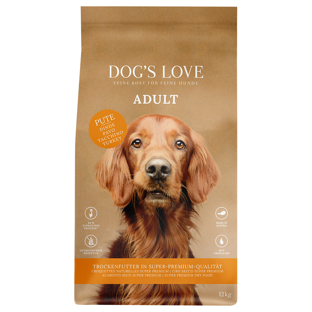 Dog´s Love Adult s krůtím - 12 kg