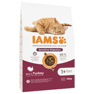 IAMS for Vitality Sensitive Digestion Adult & Senior s krůtou - 2 x 10 kg