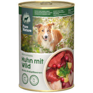 Pure Nature Adult 24 x 400 g – výhodné balení - zvěřina a kuřecí