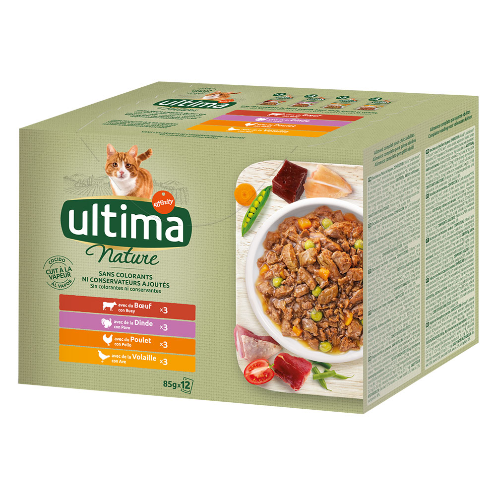 Ultima Nature - 96 x 85 g variace masa (hovězí