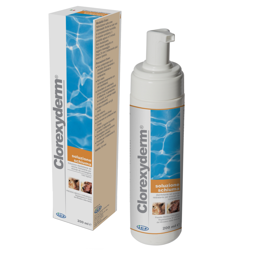 Pěnový roztok Clorexyderm® - 2 x 200 ml