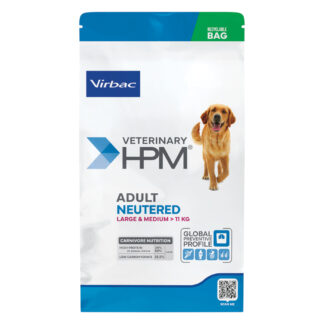Virbac Veterinary HPM Adult Neutered Large & Medium pro psy - Výhodné balení: 2 x 12 kg