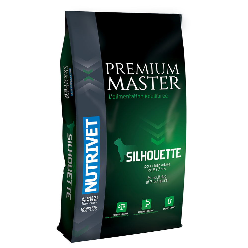 Nutrivet Premium Master Silhouette pro psy - 2 x 15 kg