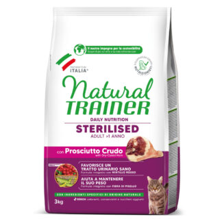 Natural Trainer Adult Sterilised Ham  - 3 kg