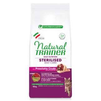 Natural Trainer Adult Sterilised Ham  - 2 x 10 kg