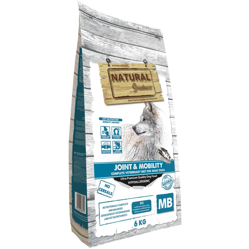 Natural Greatness Dog Diet Vet Mobility - 2 x 6 kg