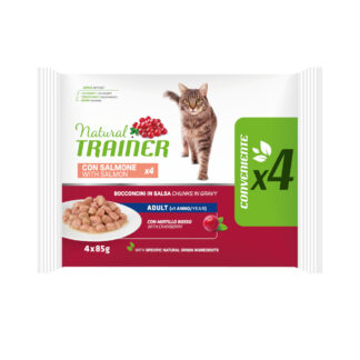 Natural Trainer Adult  - výhodné balení: 60 x 85 g losos
