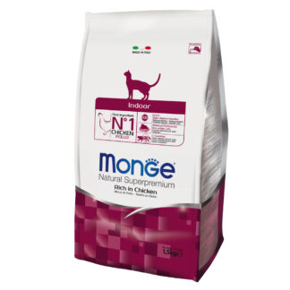 Monge Natural Superpremium Indoor Cat - 3 x 1
