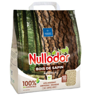 Nullodor kočičí stelivo Bois De Sapin - 2 x 10 L