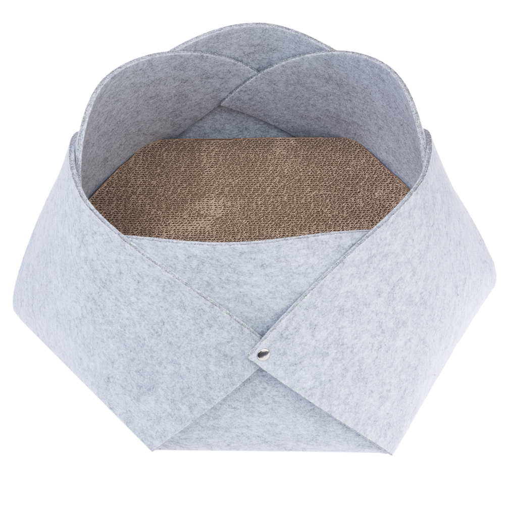 Modern Living škrabací pelíšek Wujin - šedá / béžová