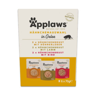 Applaws Pouch in Jelly Mix 48 x 70 g - výhodné balení - Výběr s kuřecím