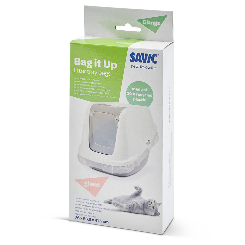 Savic Bag it Up Litter Tray Bags - Giant - 6 x 6 ks