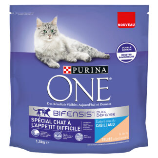 Purina ONE Selective Palate s treskou a pstruhem - 4 x 1