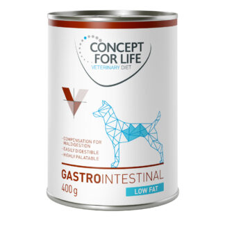 Concept for Life Veterinary Diet výhodné balení 24 x 400 g - Gastro Intestinal Low Fat