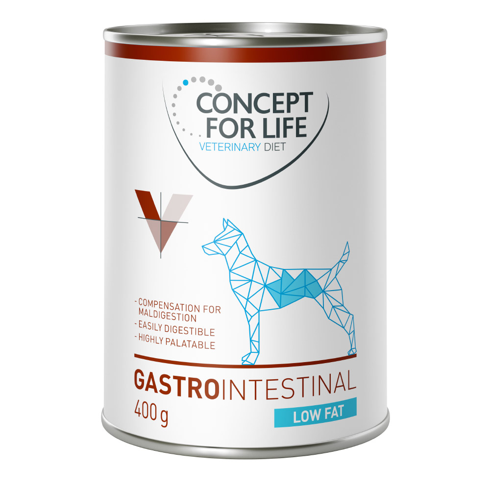 Concept for Life Veterinary Diet výhodné balení 24 x 400 g - Gastro Intestinal Low Fat