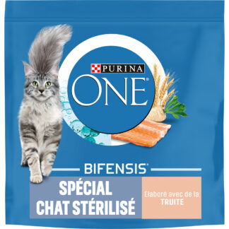 PURINA ONE Sterilized se pstruhem - 4 x 1