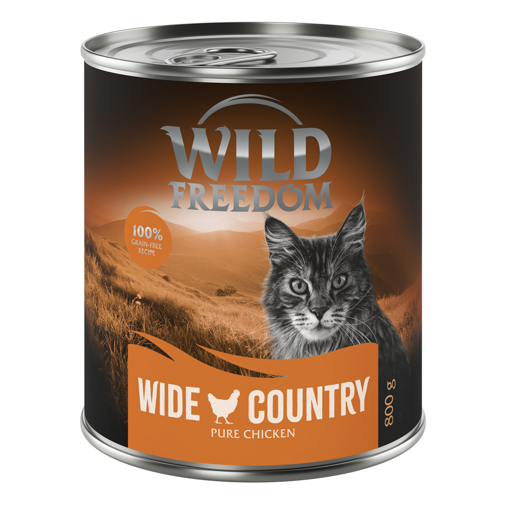 Wild Freedom Adult 6 x 800 g – bez obilovin - Wide Country - kuře
