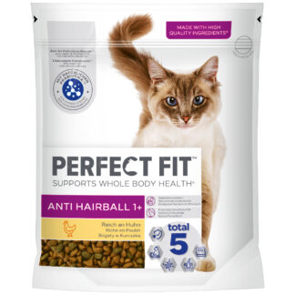 Perfect Fit Anti Hairball 1+ s kuřecím - výhodné balení: 6 x 750 g