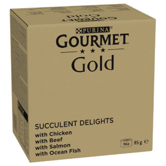 Gourmet Gold Jumbo Pack Juicy Fine Strips 96 x 85 g - kuřecí