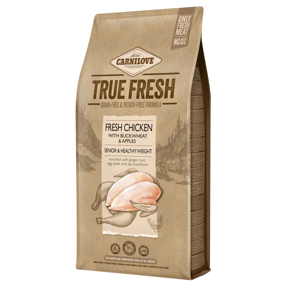 Carnilove True Fresh Chicken Senior & Healthy Weight - výhodné balení: 2 x 11