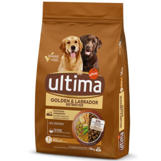 Ultima Dog Golden & Labrador Retriever s kuřecím - 14 kg