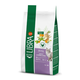 Libra Cat Adult Sterilized kuřecí - výhodné balení: 2 x 12 kg