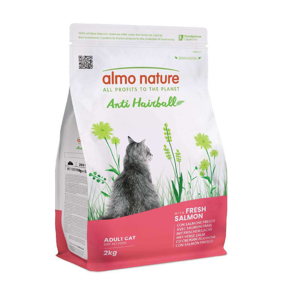 Almo Nature Anti Hairball s lososem - Sparpaket: 2 x 2 kg
