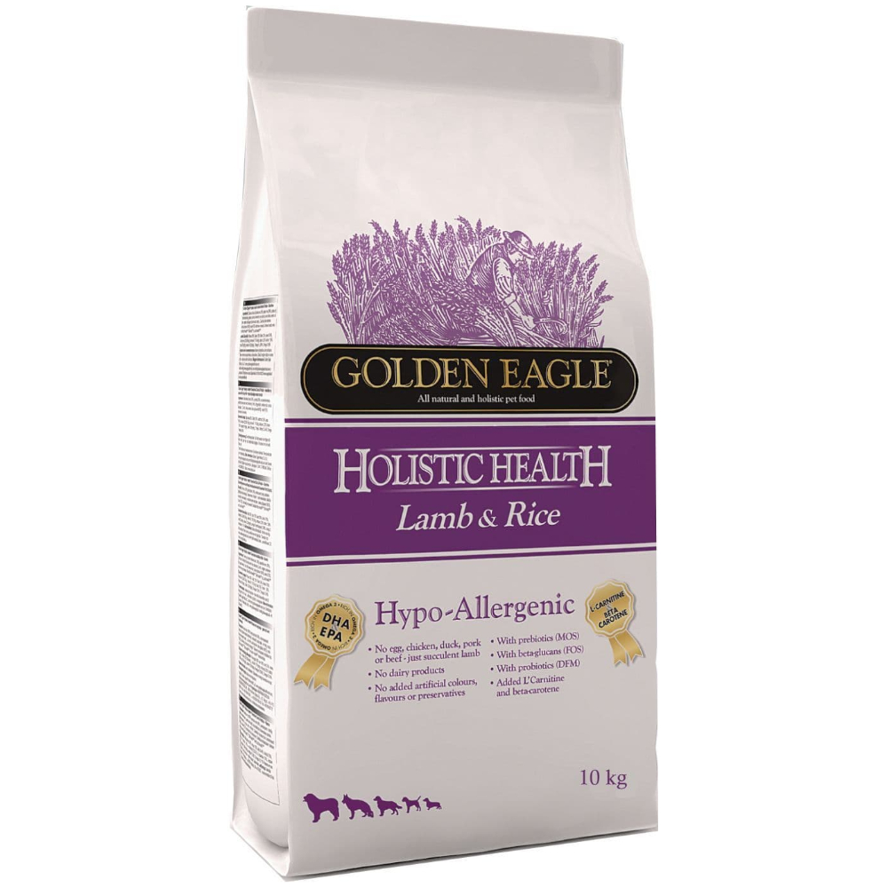 Golden Eagle Hypoallergen jehněčí a rýže - 2 x 10 kg
