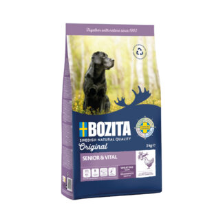 Bozita Original Senior & Vital s kuřecím - bez pšenice - 2 x 3 kg