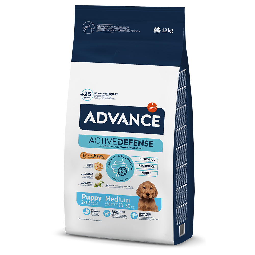 Advance Medium Puppy Protect - výhodné balení: 2 x 12 kg